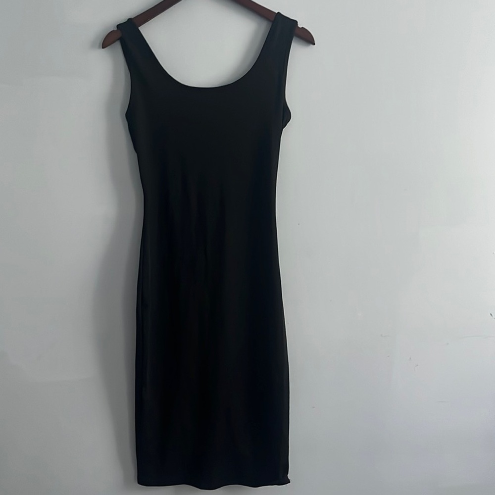 Black Backless Dress